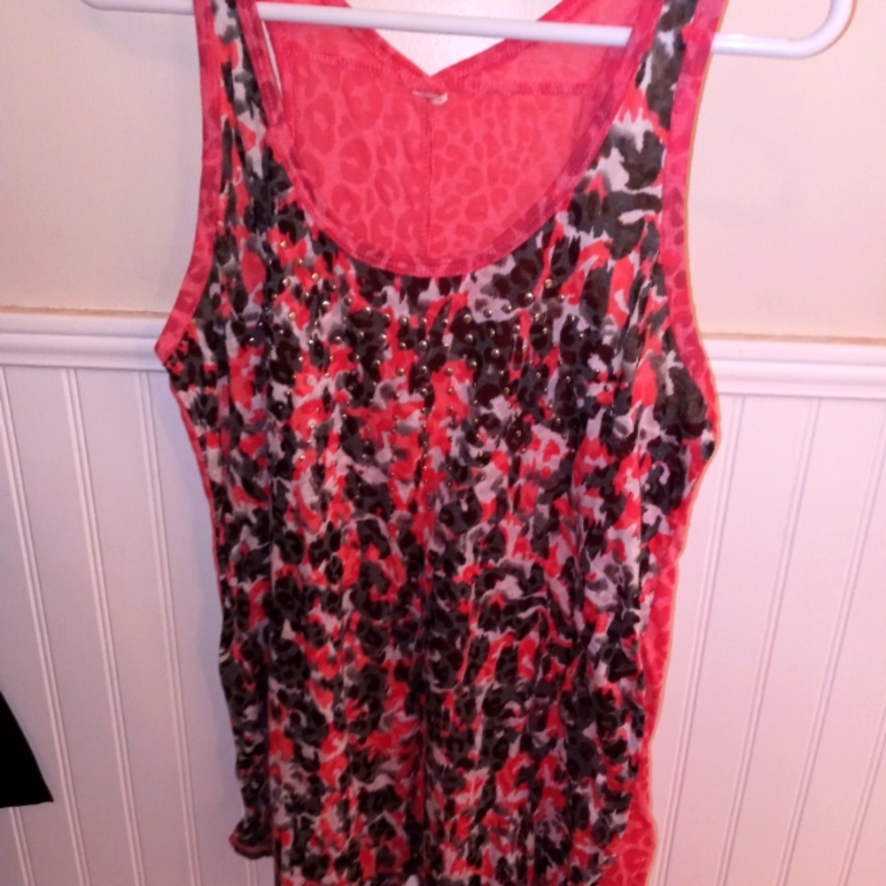 Multi color sheer tank
